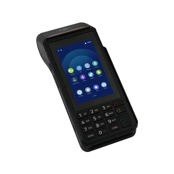 Vue générale du terminal de paiement portable Ingenico DX6000