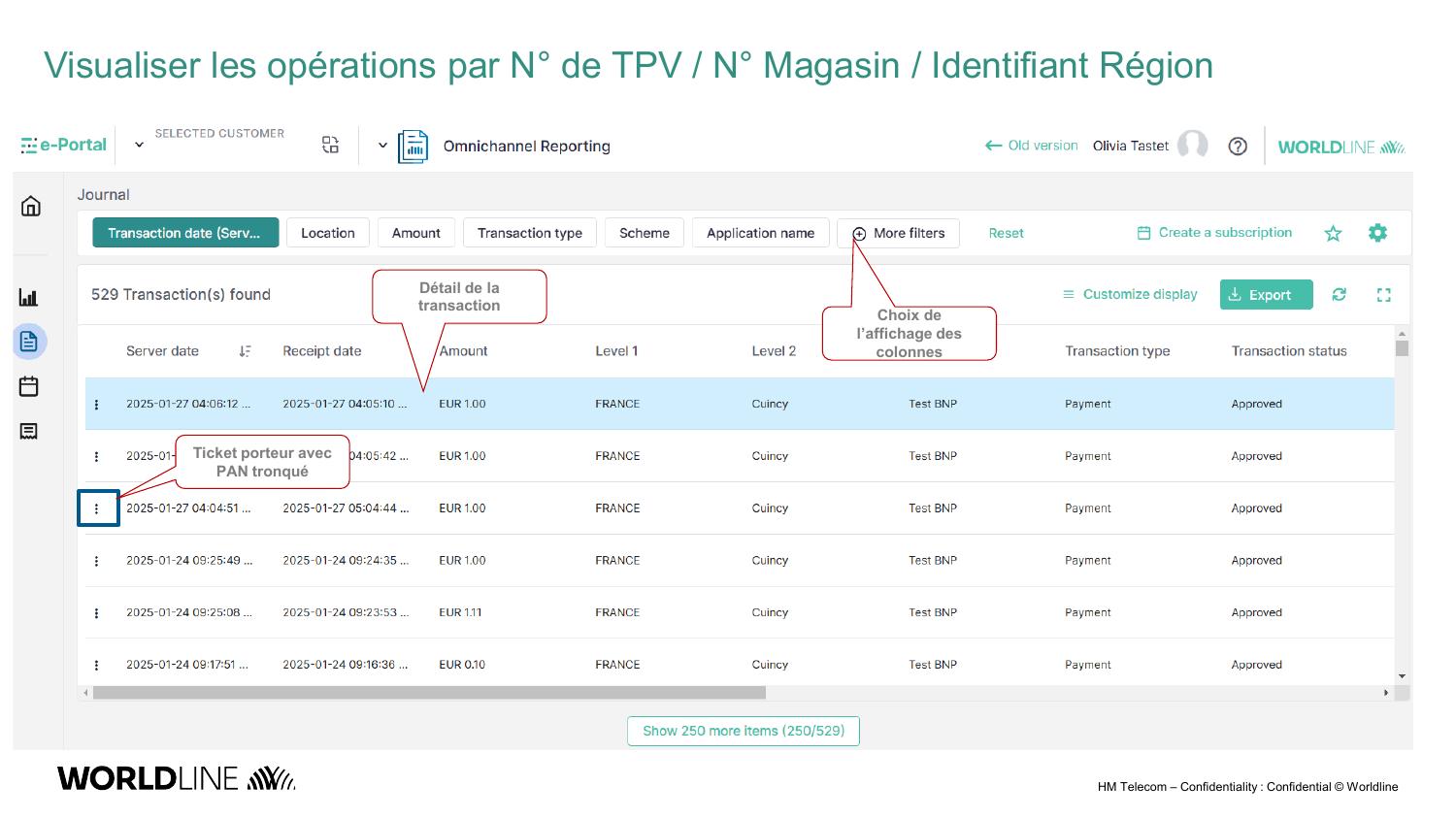 E-Portal Worldline – slide 3